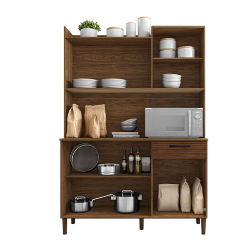 Kits Cocina Génova Nogueira/Off White/CP Ripado Kits Cocina Génova Nogueira/Off White/CP Ripado