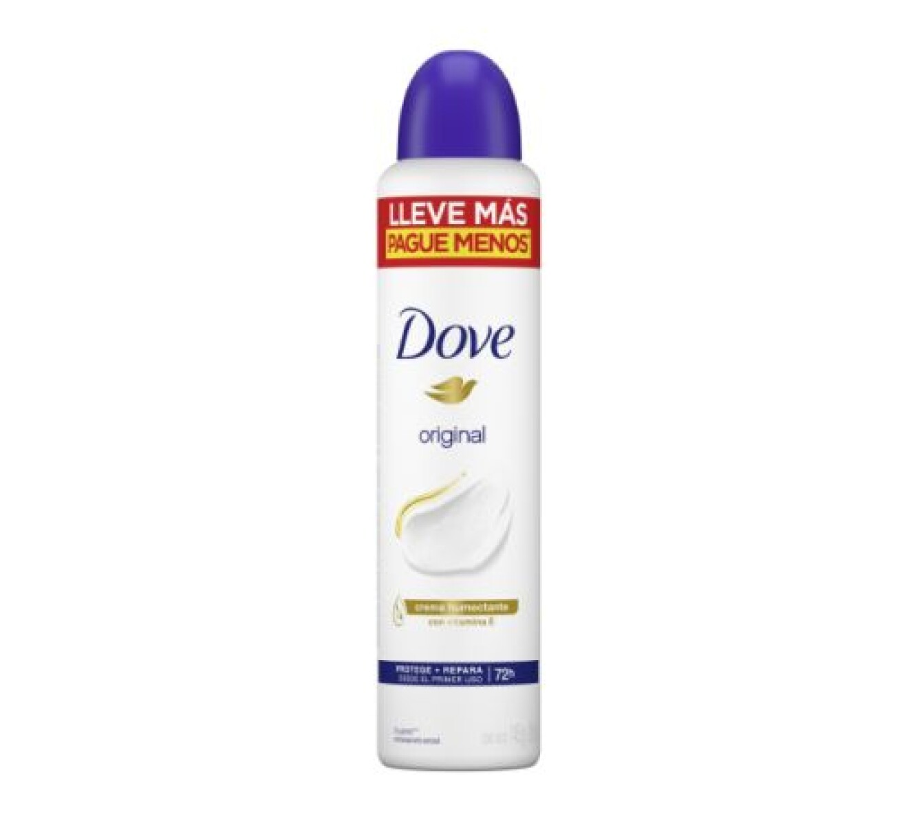 Dove Desodorante en Aerosol Original 250ml – Protección y Frescura Duradera