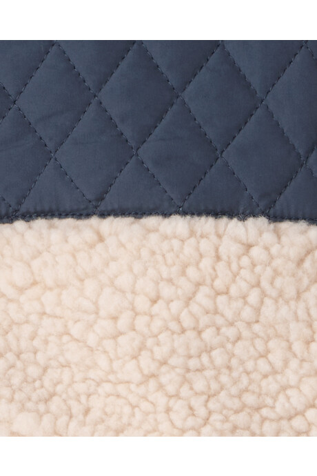 Campera de polar, diseño colorblock Sin color