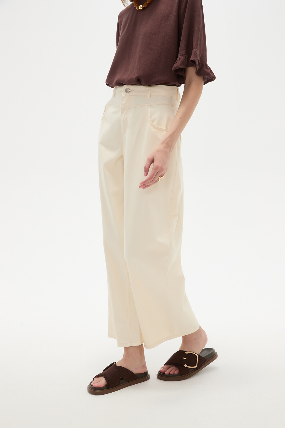 Pantalon Grava Crudo / Natural