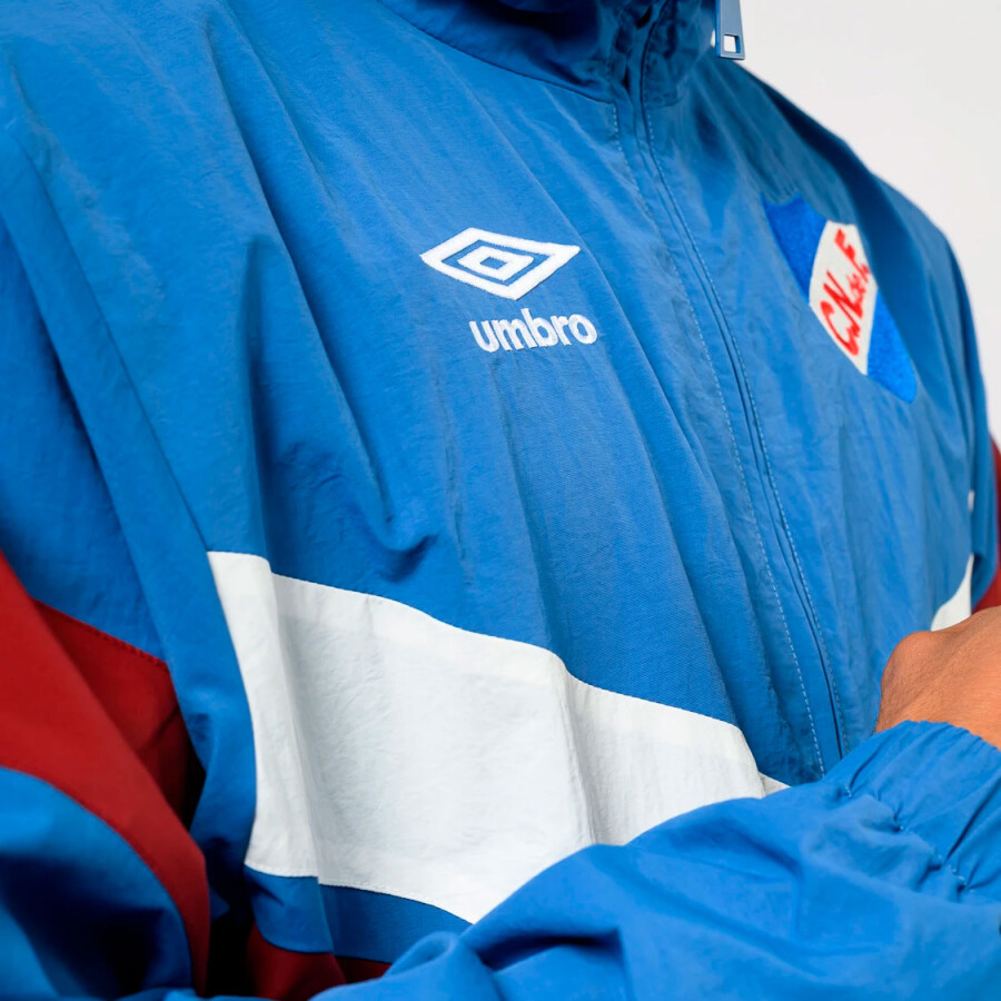 Buzo de Hombre Umbro Medio Cierre Frostbite Nacional Azul - Bordó
