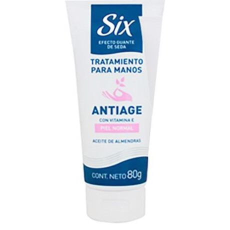 CREMA PARA MANOS SIX ANTIAGE 80 GR CREMA PARA MANOS SIX ANTIAGE 80 GR