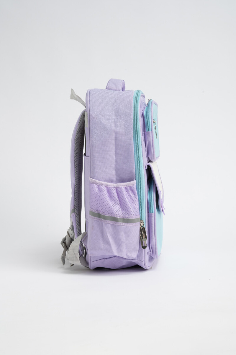 Mochila Bolsillos Lila