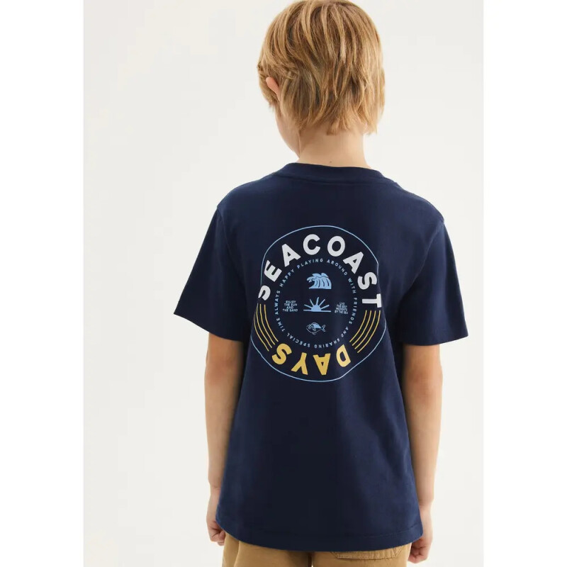 CAMISETA MM MASC AZUL ESCURO