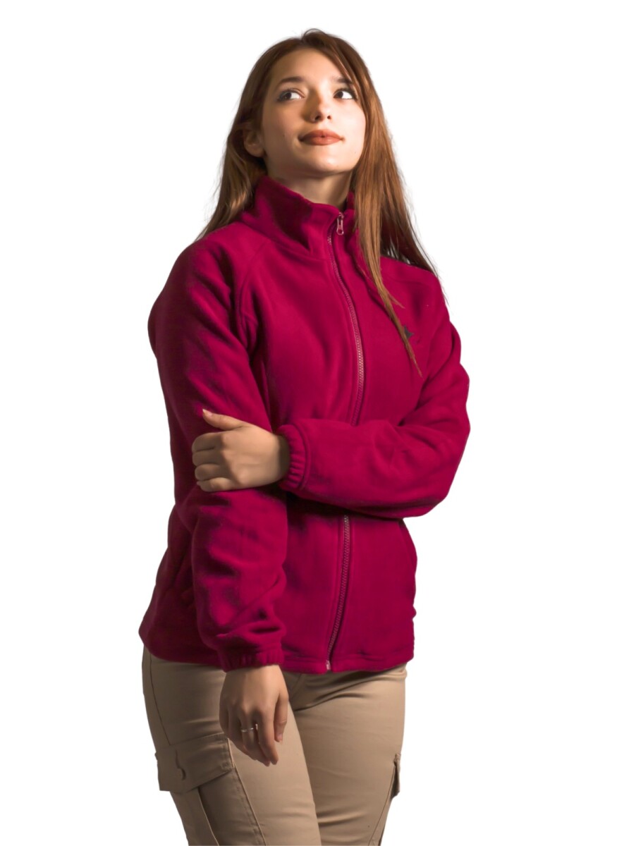 Campera Micropolar Dama - Bordo 