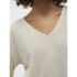 VMEDDIE 2/4 V-NECK PULLOVER GA EXC OATMEAL