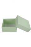 Caja Cuadrada 12x12x6 cm VERDE AGUA