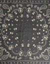 Pañuelos Raso Estampados Varios Pañuelo Estampa Paisley Negro - Negro