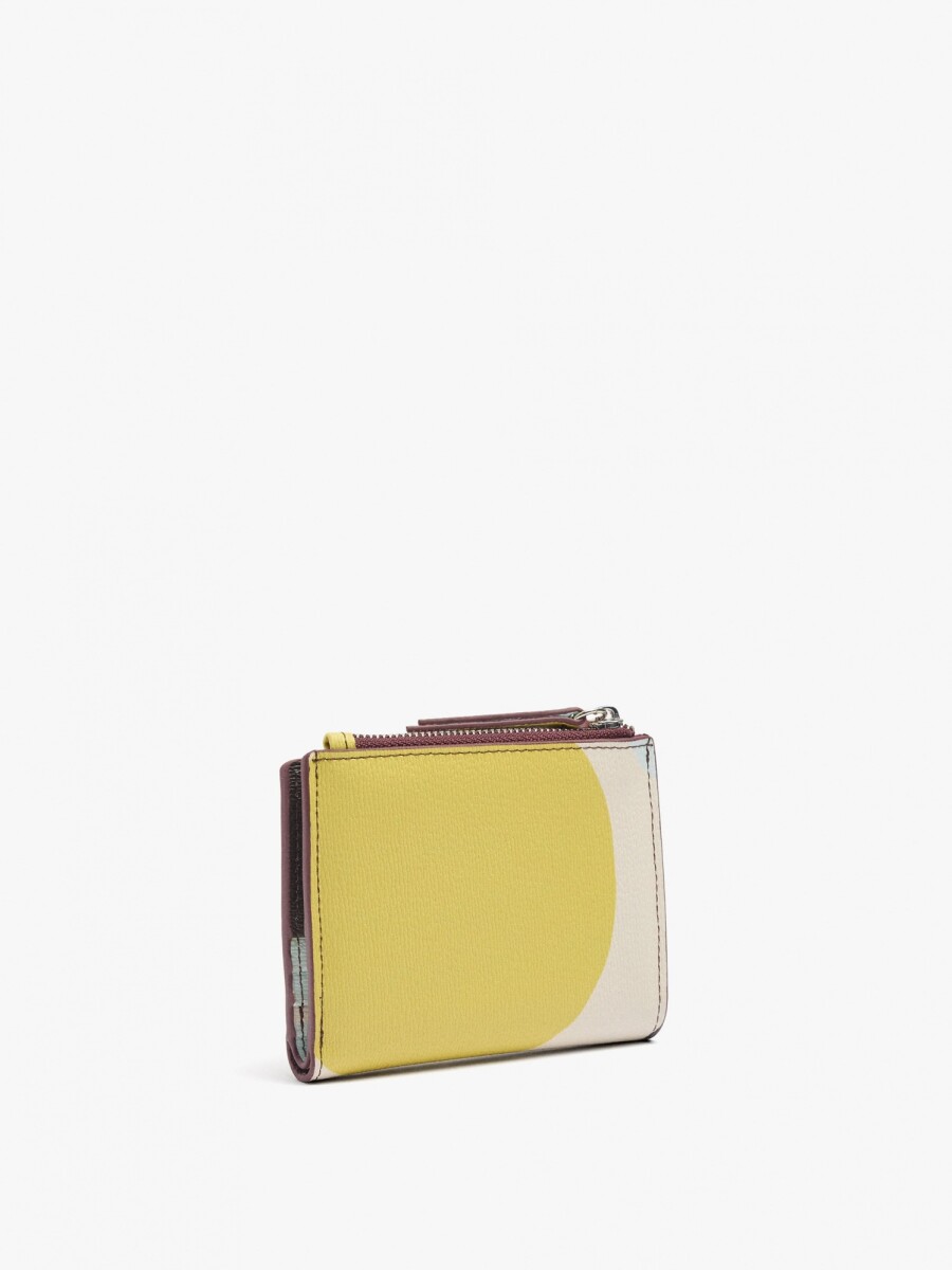 Cartera Estampada Con Textura multicolor