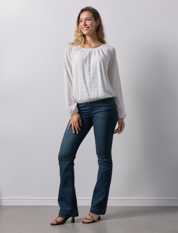 Blusa Textura CRUDO