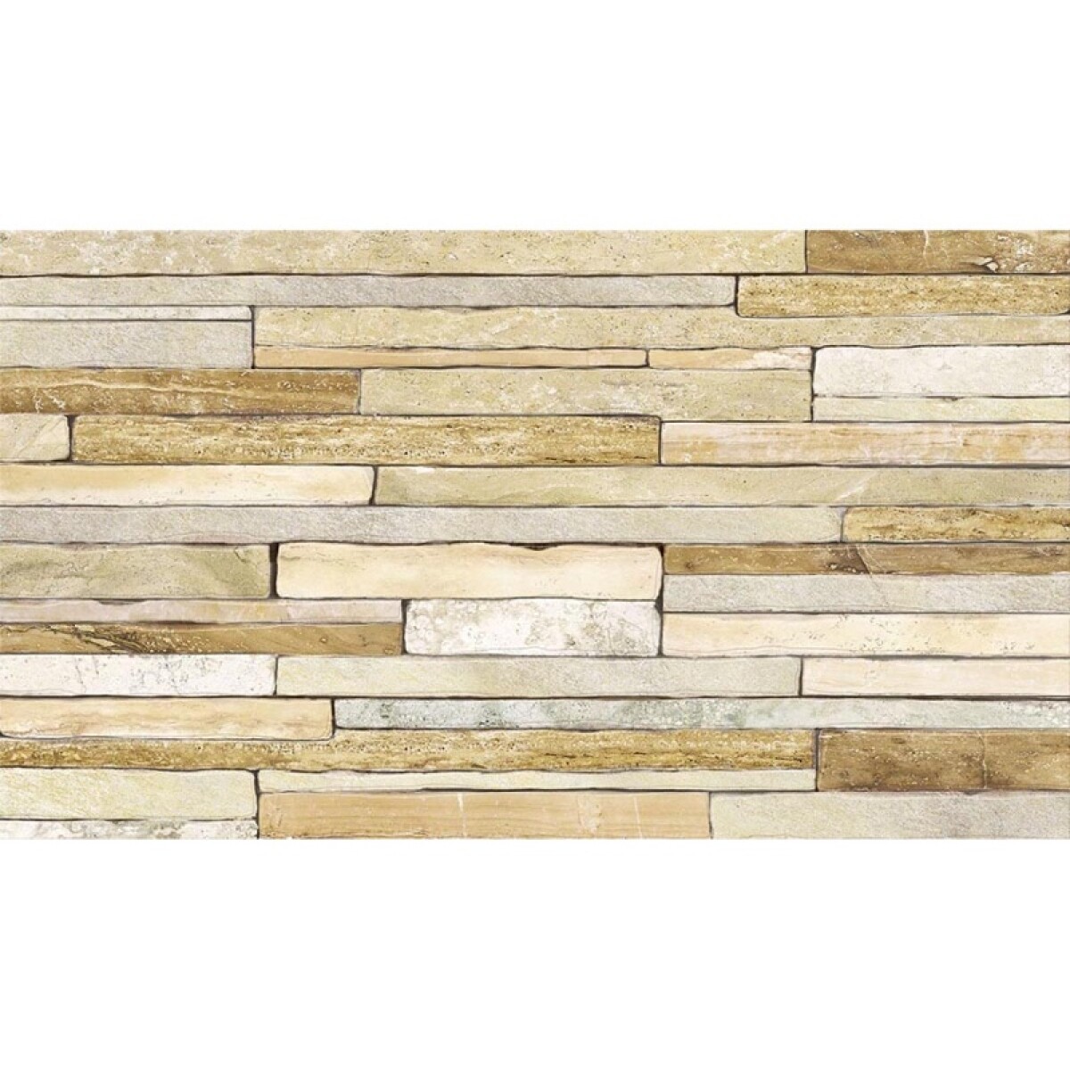 Revestimiento Imitación Piedra Arabesco Beige Hd "a" 32x57 Cm 