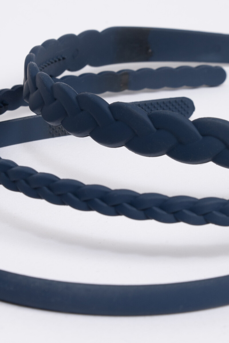 Set X3 vincha Azul