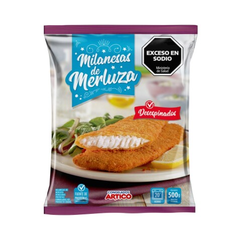 MILANESA DE MERLUZA ARTICO - 500 grs Milanesa De Merluza Artico - 500 Grs