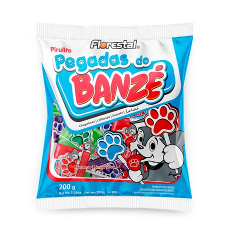 CHUPETIN PLANO BANZE PINTA LENGUA 200G/50U CHUPETIN PLANO BANZE PINTA LENGUA 200G/50U