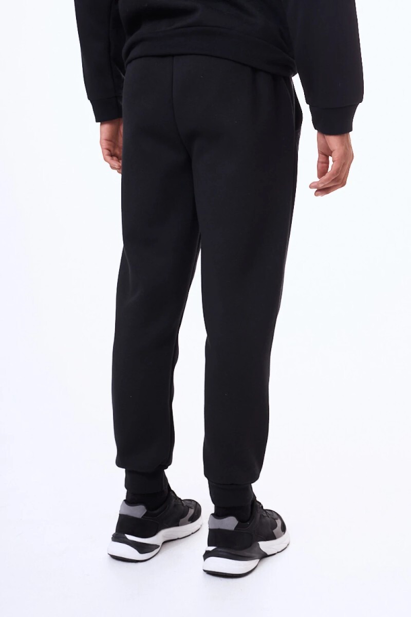 Pantalon de felpa Campana Negro