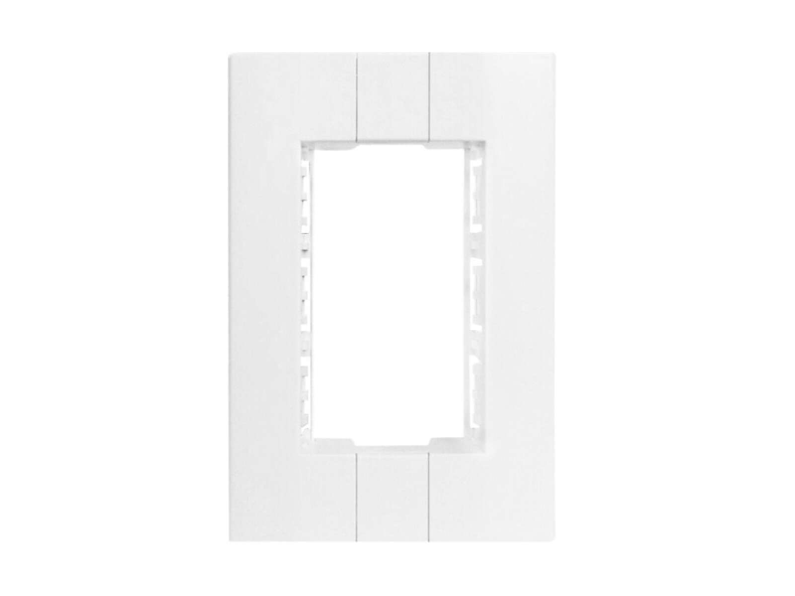 PLACA-BASTIDOR L/DONNA MARFIL 3 MODULOS 