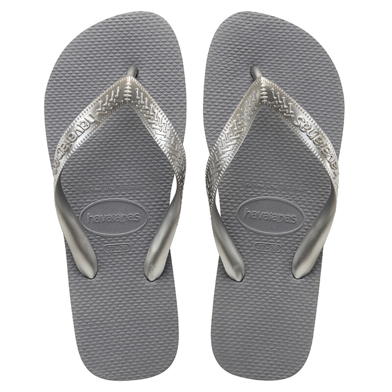 Ojota Unisex Havaianas Havaiana Top Gris Acero