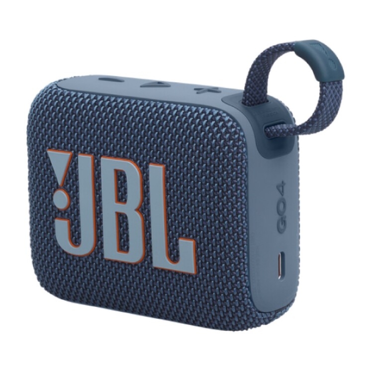 Parlante Bluetooth Portátil JBL Go 4 Resistente al Agua IP67 con Auracast Azul