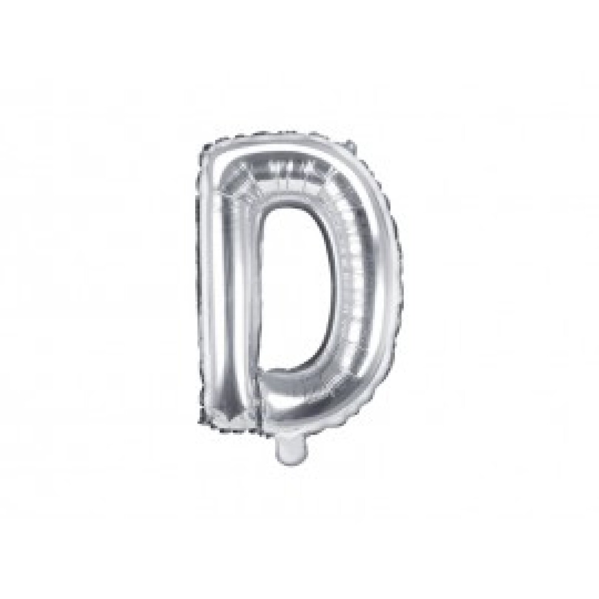 Letra Inflable Plateada - D 