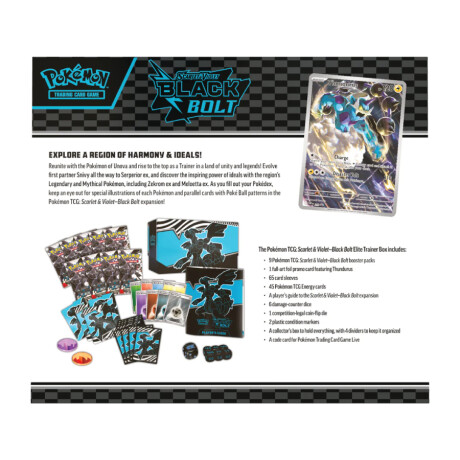 Pokémon Elite Trainer Box (ETB) - Black Bolt [Inglés] Pokémon Elite Trainer Box (ETB) - Black Bolt [Inglés]