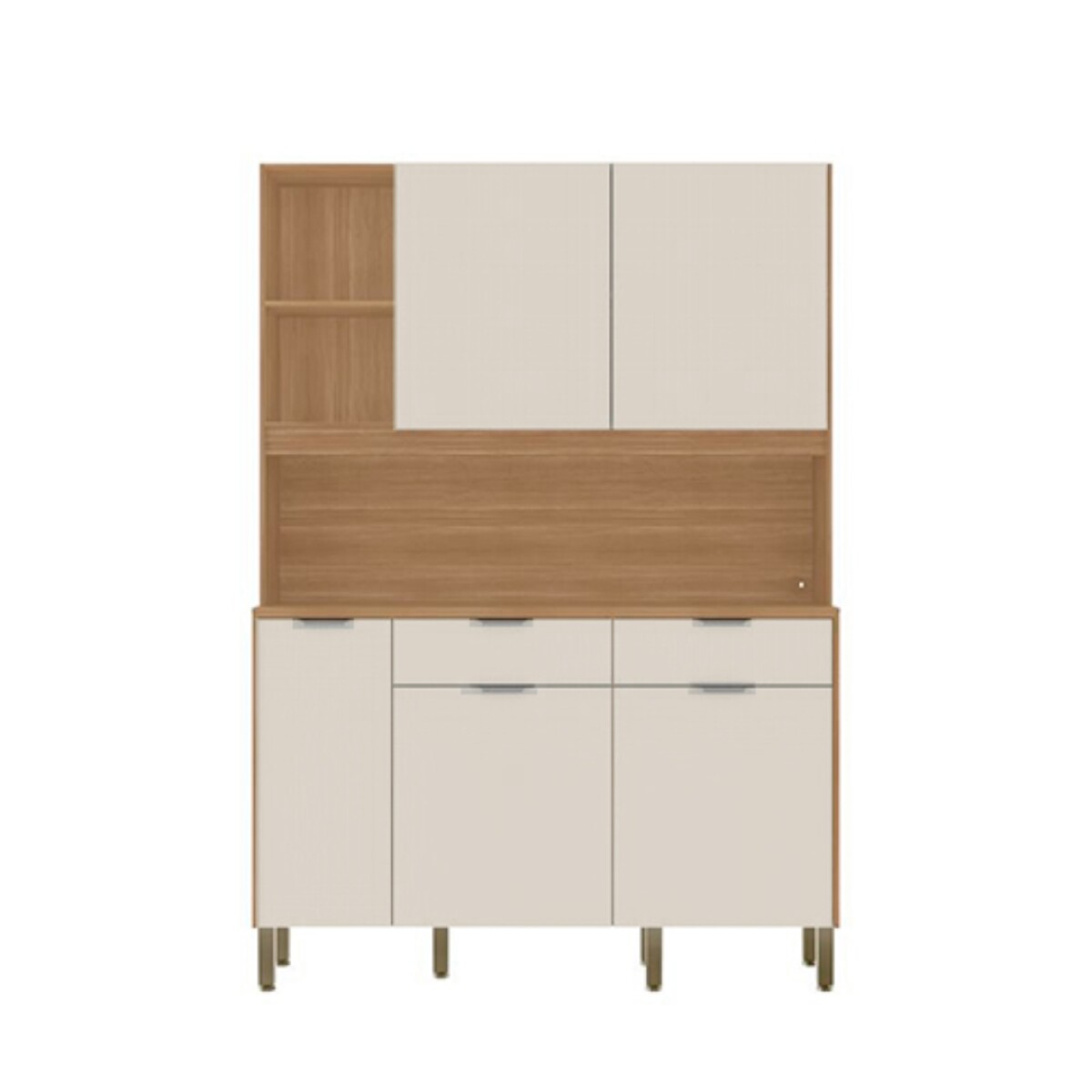 Cocina Flora 5Ptas 2 Caj Freijo/Soft 