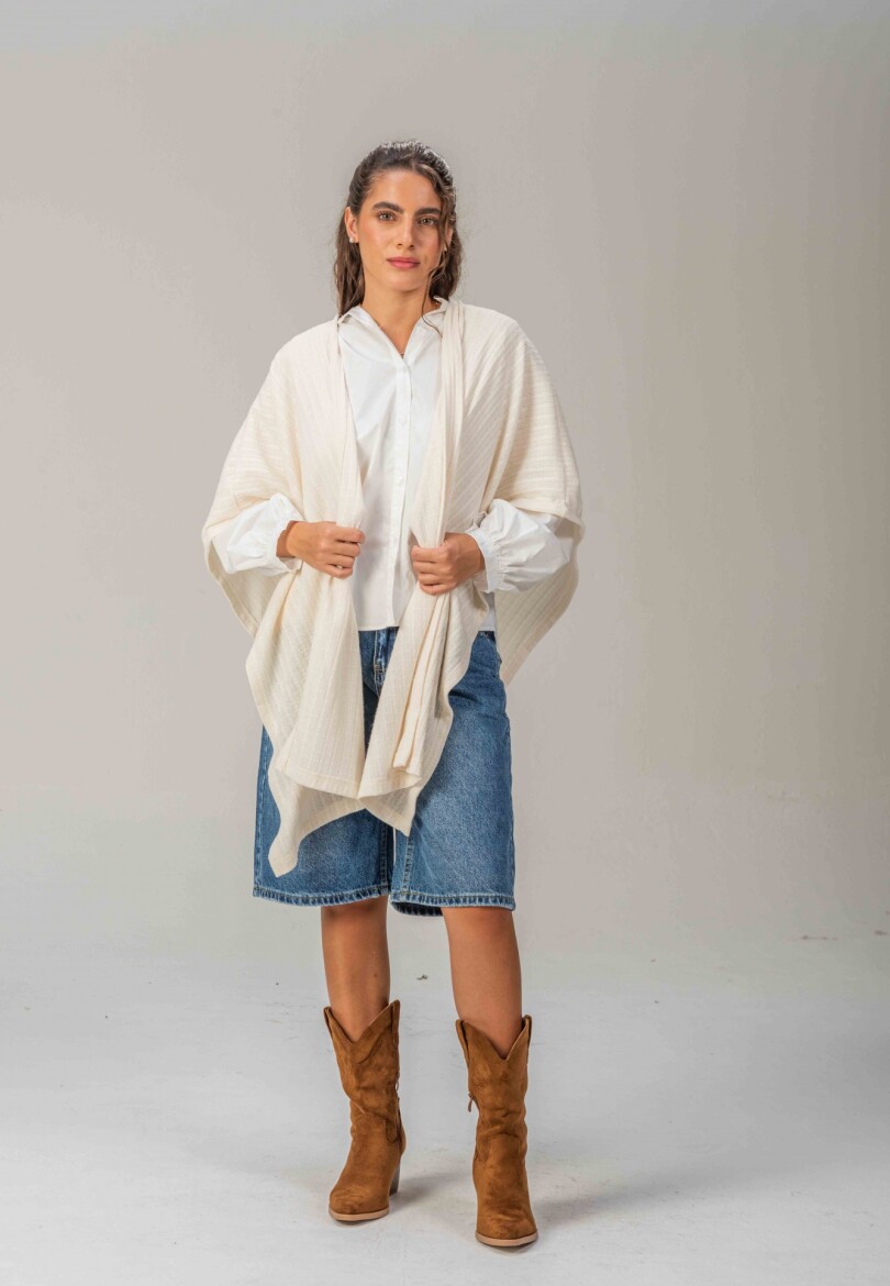 Ruana Abazo Blanco