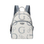 Mochila Guess Holeman Mediana Blanco 0