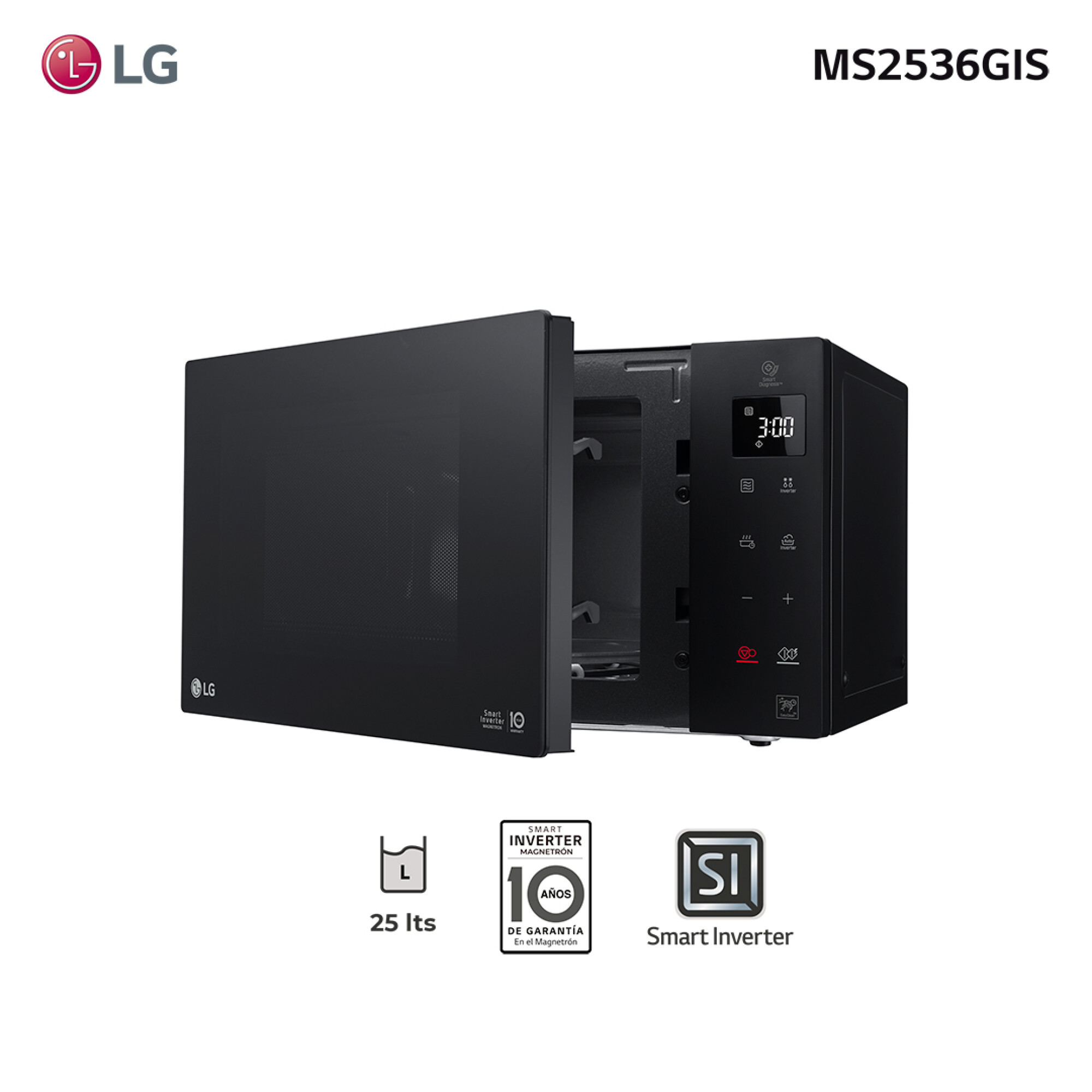 Microondas Smart Inverter NeoChef™ LG MS0936GIS