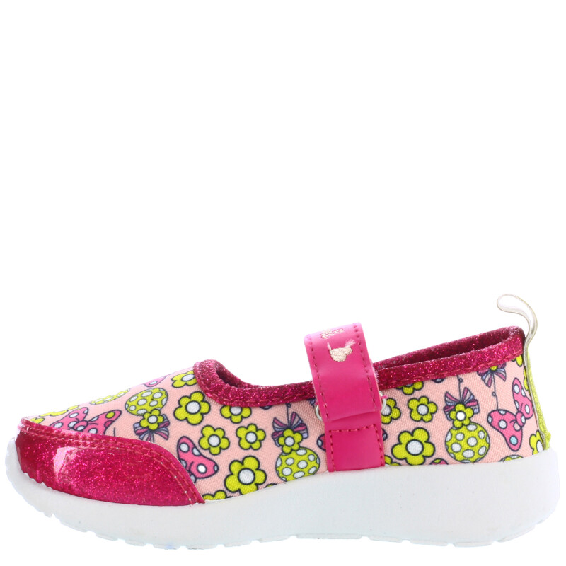 Guillermina de Niños Disney Minnie c/Velcro Rosa - Fucsia