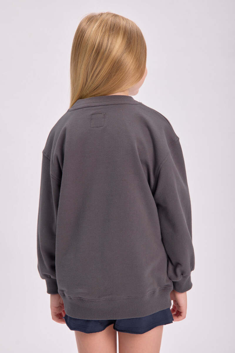 Buzo deportivo estampa Blancanieves Gris