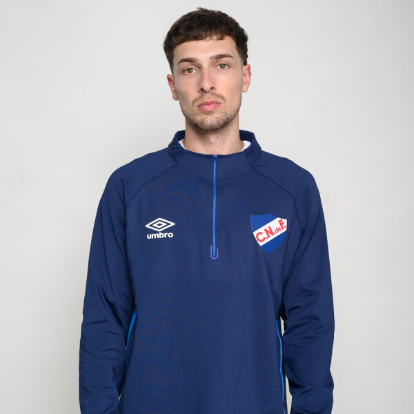 BUZO MEDIO CIERRE POLYTRAINING Nacional Hombre 001