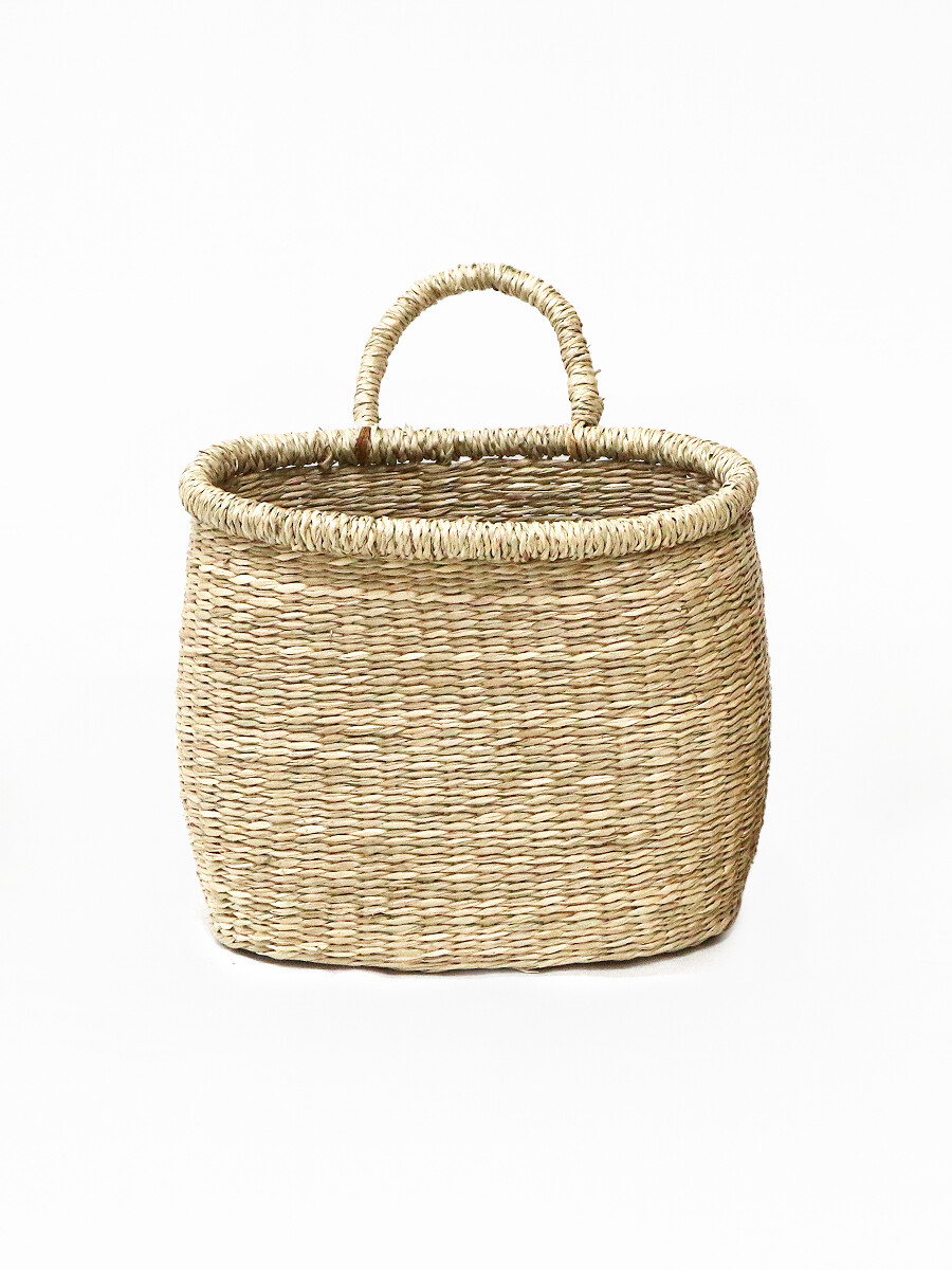 CANASTO CON ASA CENTRA - MARRON 