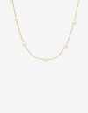 Collares Cortos Perla Choker Con Perlas - Blanco Crema