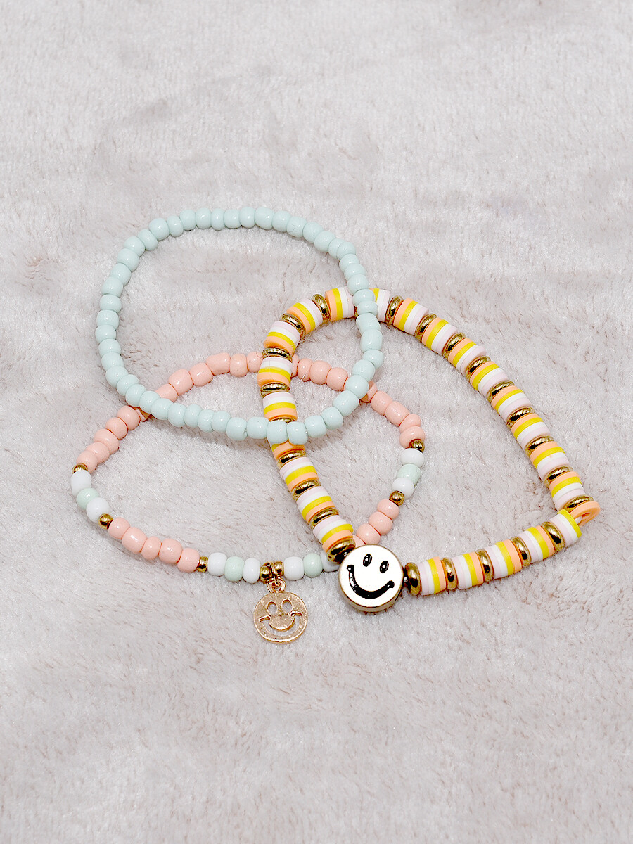 PULSERA EMOTICON - NARANJA 