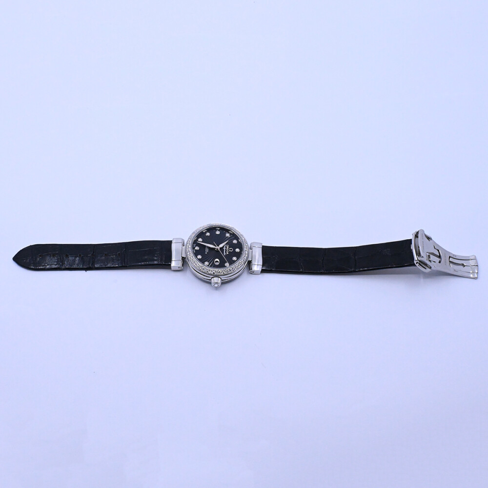 Omega De Ville Ladymatic 34 mm 425.38.34.20.51.001 acero y brillantes, movimiento co-axial 8520. Omega De Ville Ladymatic 34 mm 425.38.34.20.51.001 acero y brillantes, movimiento co-axial 8520.