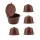 Pack X5 Cápsulas de Café Ecológicas Reutilizables 50ML - MARRON