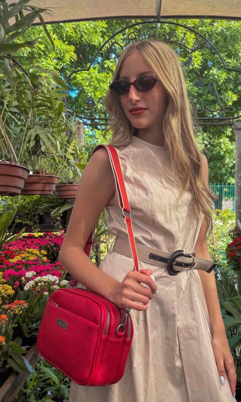 BANDOLERA FRESIA ROJO