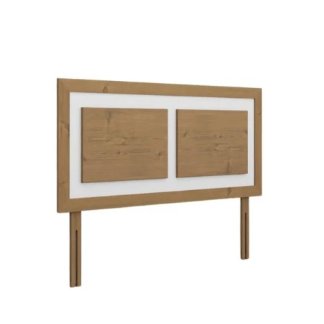 Respaldo de sommier 2 plazas Linea Veneza Blanco/Miel