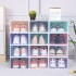 Caja Zapatos Zapatera Transparente Organizador Apilable Color Variante Blanco