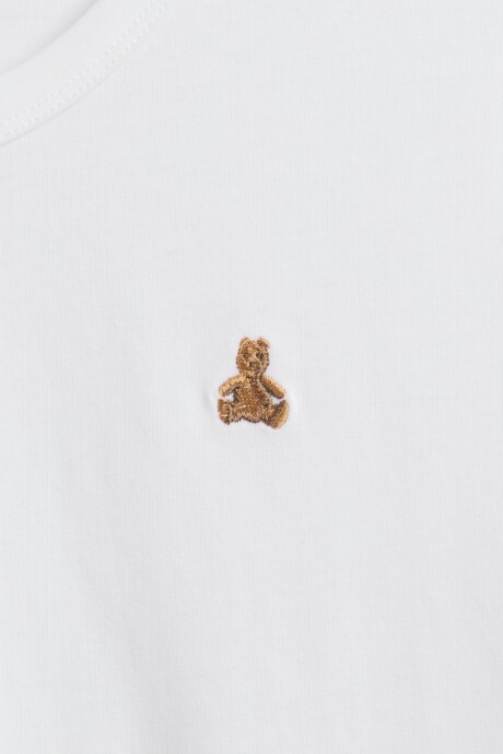 Remera Oso Brannan Mujer New Off White
