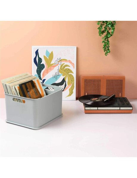 CESTO PLASTICO RECTANGULAR 38x32x23CM LIGHT GRAY COZA CESTO PLASTICO RECTANGULAR 38x32x23CM LIGHT GRAY COZA