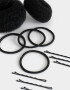 Accesorios Pelo Set Classic Set De Accesorios De Pelo - Negro