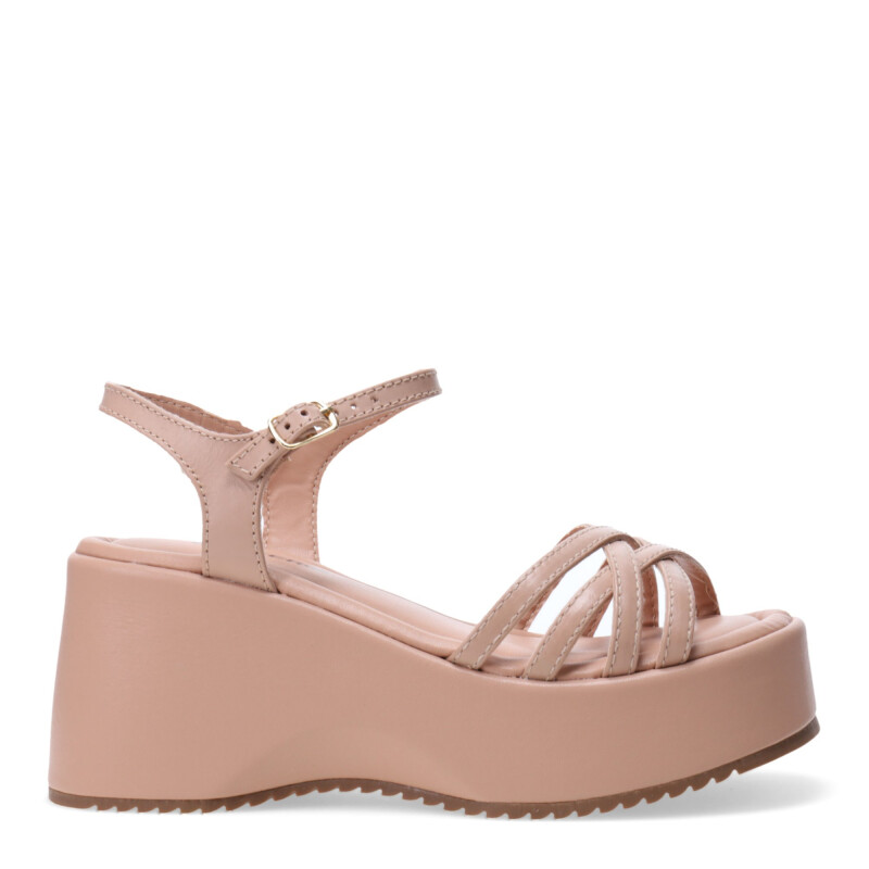 Sandalias de Mujer Bottero c/tiras y hebilla Marrón - Marrón Claro