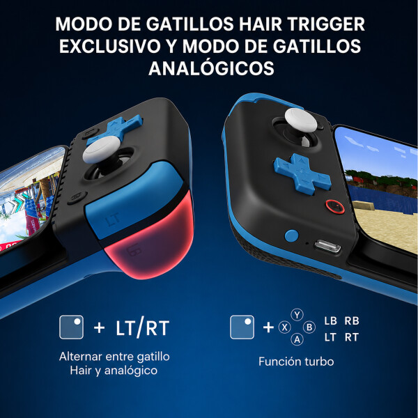 Joystick Gamesir X2s Ios Android JOYSTICK GAMESIR X2S IOS/ANDROID NEGRO