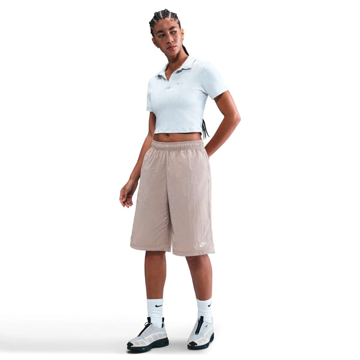 Short Nike Sportswear De Mujer - gris 