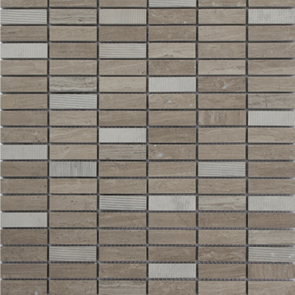 MOSAICO CON TERMINACIÓN DE PIEDRA 298x304x8 mm Mosaico Con Terminación De Piedra 298x304x8 Mm