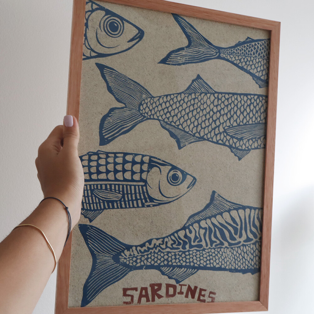 Cuadro Sardines Grande Cuadro Sardines Grande