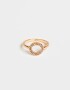Anillos Chicos Con strass multicolor Anillo Con Strass - Dorado