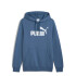 Canguro de Hombre Puma Logo Hoodie TR Azul - Blanco