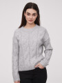 Sweater Osada Gris Melange Medio